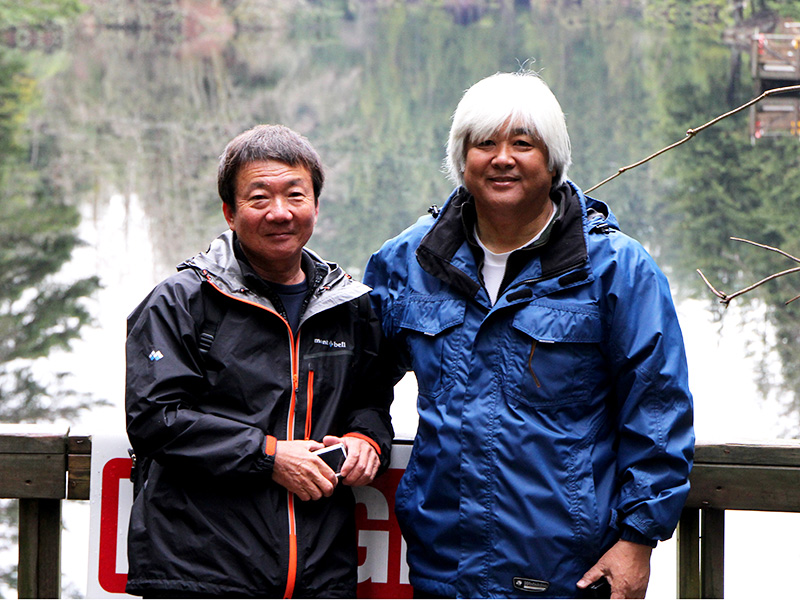 湯野川恭&内藤洋さん カナダ・バンクーバー 2012年2月