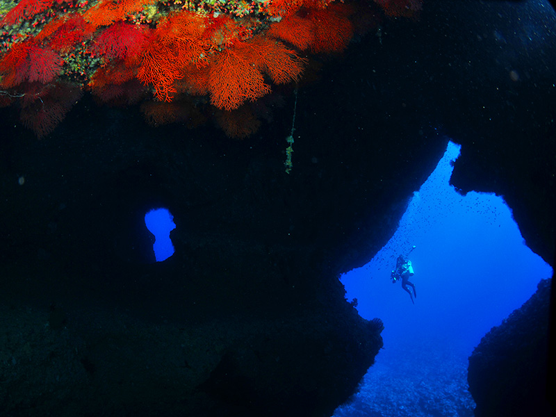 伊江島11月のカナン崎ドーム